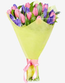 Tulips & Iris Bouquet